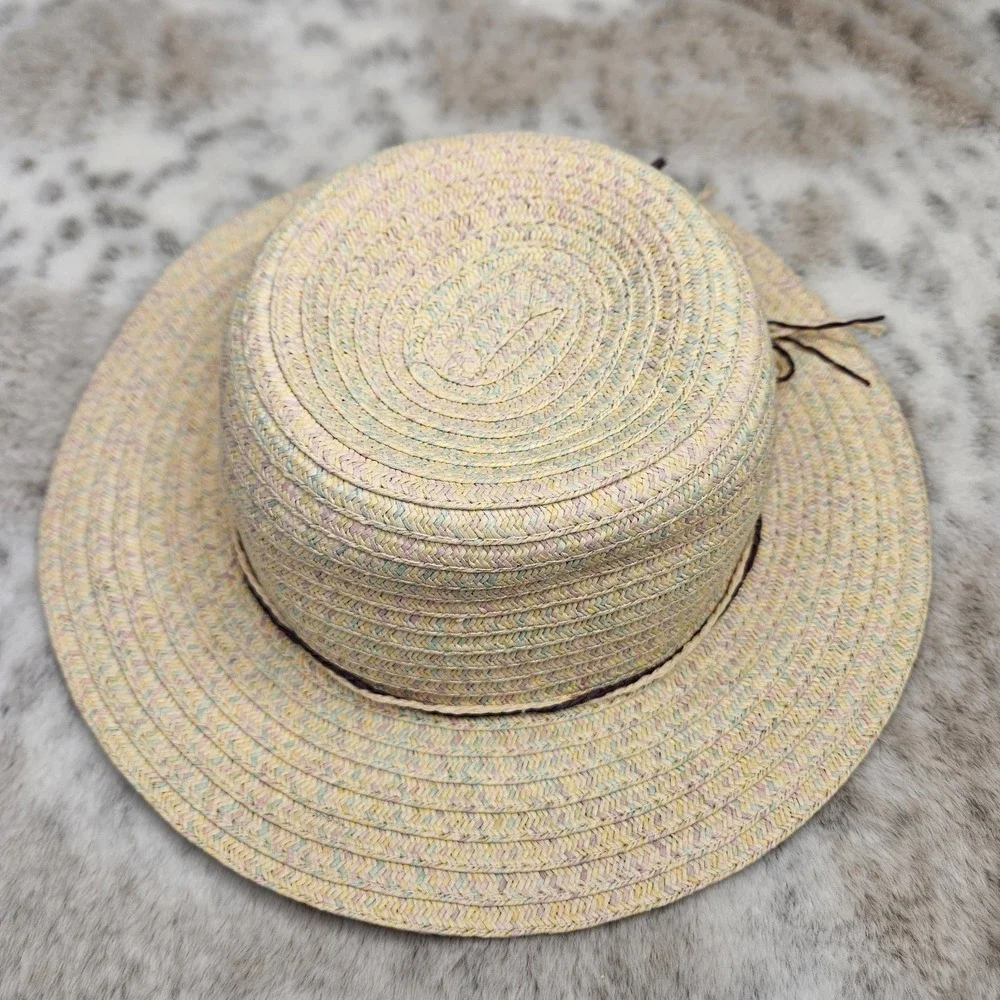 Scala Kids Girl's Sun Panama Hat Youth Size 4-6X (20